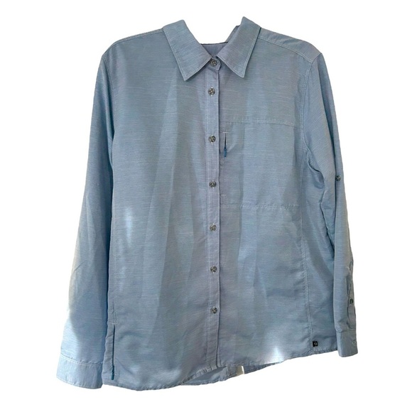 Mountain Hardwear Tops - Mountain Hardwear Light Blue Button-Down Shirt